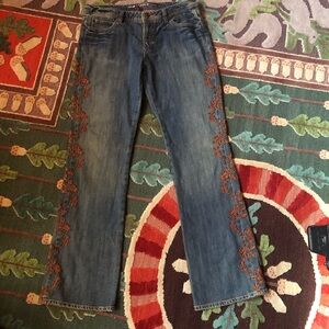 Double D Ranch jeans size 14/33 with 34 length